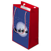 Sleigh Ride Kleine Geschenktüte (Rückseite Schrägansicht)