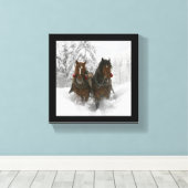 Sleigh Ride Leinwanddruck (Insitu (Holzboden))