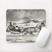 Sleigh Ride-Mauspad Mousepad (Mit Mouse)