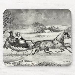 Sleigh Ride-Mauspad Mousepad