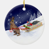 Sleigh Ride Ornament (Hinten)