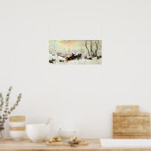 Sleigh Ride Painting Poster (Küche)