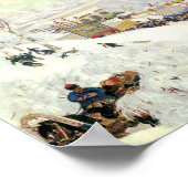 Sleigh Ride Painting Poster (Ecke)