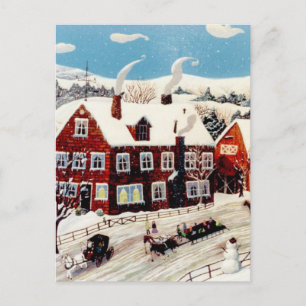 Sleigh Ride Postkarte