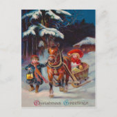 Sleigh Ride Postkarte (Vorderseite)