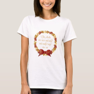 Sleigh Ride Texte Design T-Shirt