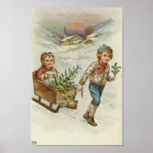 Sleigh Ride | Weihnachten Poster (Vorne)