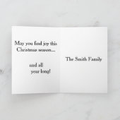 Sleigh rides and snowfall- Christmas Card Karte (Innenseite)