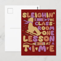 Sleigh Rides Best Teacher Geschenke für Weihnachte