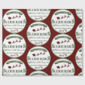 Sleigh Rides Christmas Geschenkpapier (Flach)