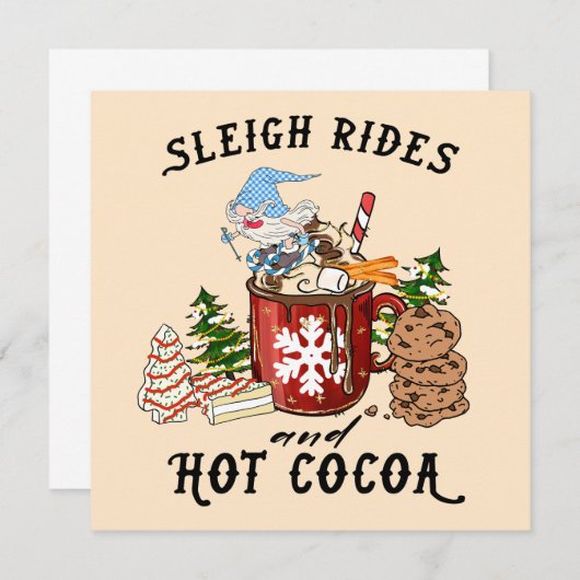 Sleigh Rides und Hot Cocoa (Vorne/Hinten)