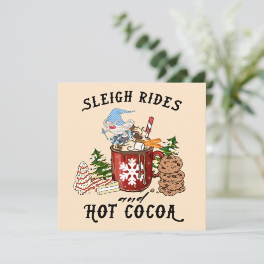Sleigh Rides und Hot Cocoa (Stehend Vorderseite)