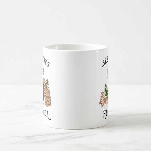 Sleigh Rides und Hot Cocoa Kaffeetasse (Mittel)