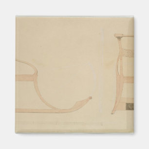 Sleigh-Sessel Magnet