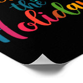 Sleigh The Holidays Toddler Poster (Ecke)