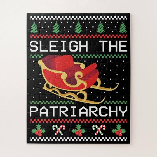 Sleigh The Patriarchy I Puzzle (Vertikal)