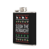 Sleigh The Patriarchy II Flachmann (Links)