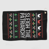 Sleigh The Patriarchy II Golfhandtuch (Horizontal)