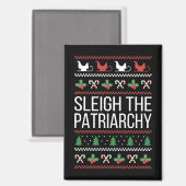 Sleigh The Patriarchy II Magnet (Vorderseite/Rückseite)