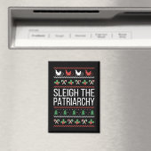 Sleigh The Patriarchy II Magnet (In Situ (Geschirrspüler))