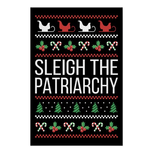 Sleigh The Patriarchy II Poster (Vorderseite)