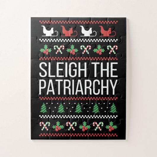 Sleigh The Patriarchy II Puzzle (Vertikal)