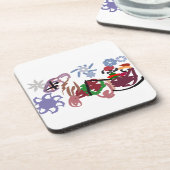  Sleigh winter  Getränkeuntersetzer (Linke Seite)