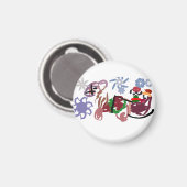 Sleigh winter Magnet (Vorderseite/Rückseite)