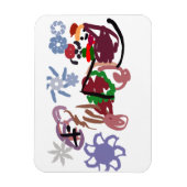 Sleigh winter Magnet (Vertikal)