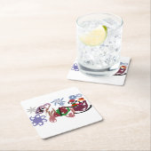  Sleigh winter  Rechteckiger Pappuntersetzer (Vor Ort)