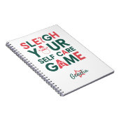 Sleigh Your Self-Care Game Holiday Notizblock (Rechte Seite)