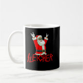 Sleigher Funny Christmas Heavy Metal Music Men Wom Kaffeetasse (Links)