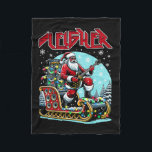 Sleigher Hail Santa Heavy Metal Christmas Rock Xma Fleecedecke<br><div class="desc">Sleigher Hail Santa Heavy Metal Weihnachtsfelsen Weihnachtsfeiertage Weihnachten Weihnachtsfeiertag</div>