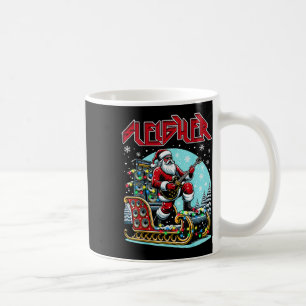 Sleigher Hail Santa Heavy Metal Christmas Rock Xma Kaffeetasse