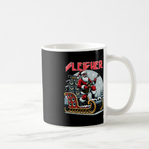 Sleigher Hail Santa Heavy Metal Christmas Rock Xma Kaffeetasse