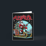 Sleigher Hail Santa Heavy Metal Christmas Rock Xma Karte<br><div class="desc">Sleigher Hail Santa Heavy Metal Weihnachtsfelsen Weihnachtsfeiertage Weihnachten Weihnachtsfeiertag</div>