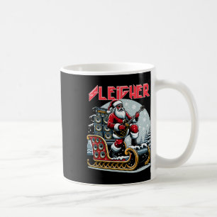 Sleigher Huldigung Santa Heavy Metal Weihnachten R Kaffeetasse