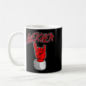 Sleigher Santa Claus Metal Christmas Funny Hail Sa Kaffeetasse (Links)