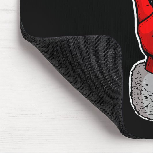 Sleigher Santa Claus Metal Christmas Funny Hail Sa Mousepad (Ecke)