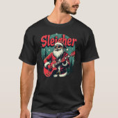 Sleigher Santa Rocker Weihnachts-T - Shirt (Vorderseite)