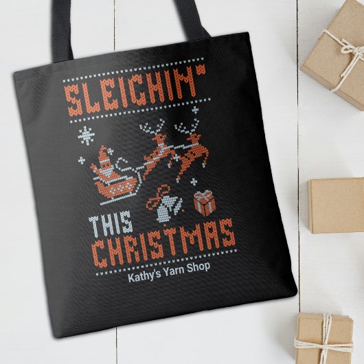Sleighin' Dieser Weihnachtsmann-Spitzname Tasche
