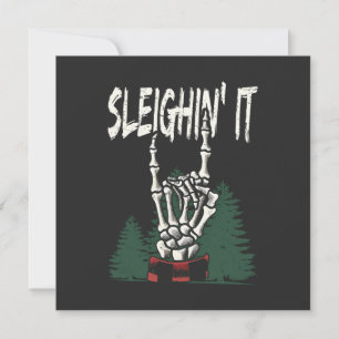 Sleighin 'es feiertagskarte