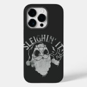 Sleighin It Funny Santa Sleigh Christmas Case-Mate iPhone Hülle (Rückseite)