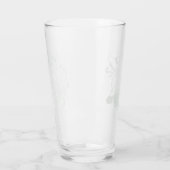 Sleighin It Funny Santa Sleigh Weihnachten Glas (Links)