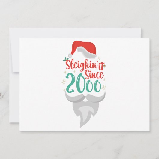 Sleighin it Seit 2006 Weihnachten Weihnachten Einladung (Vorderseite)