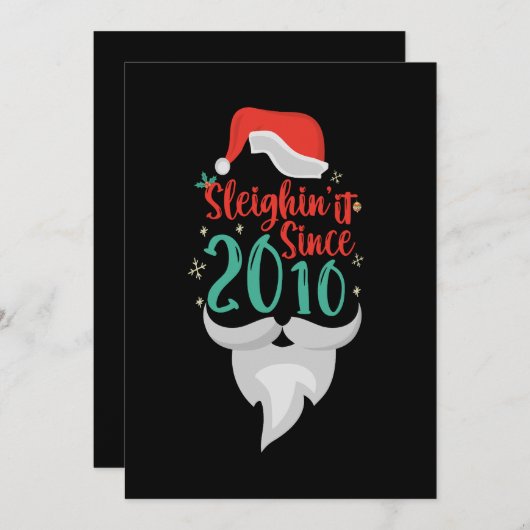 Sleighin it Seit 2010 Weihnachten Weihnachten Weih Save The Date (Vorne/Hinten)