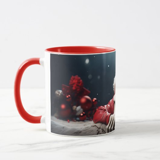 Sleighin' It to Bone Coffee Tasse (Links)