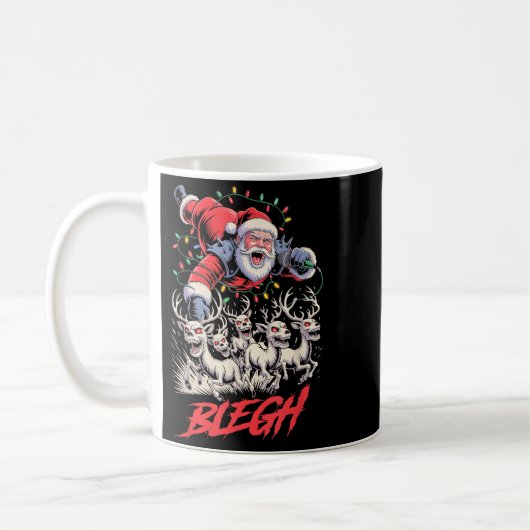 Sleighing In The T Metal Blegh Christmas Kaffeetasse (Links)
