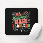 Sleighing Math Problem Mathe Lehrer Weihnachten Mousepad (Mit Mouse)