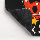 Sleighing Six Seven 67 Meme Christmas Gen Z Alpha Mousepad (Ecke)